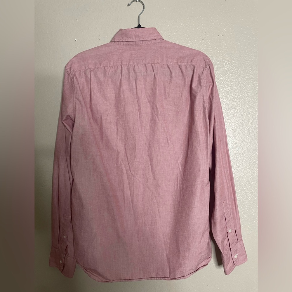 J. Crew Men's Slim Secret Wash cotton poplin shirt size Medium - Picture 2 of 13